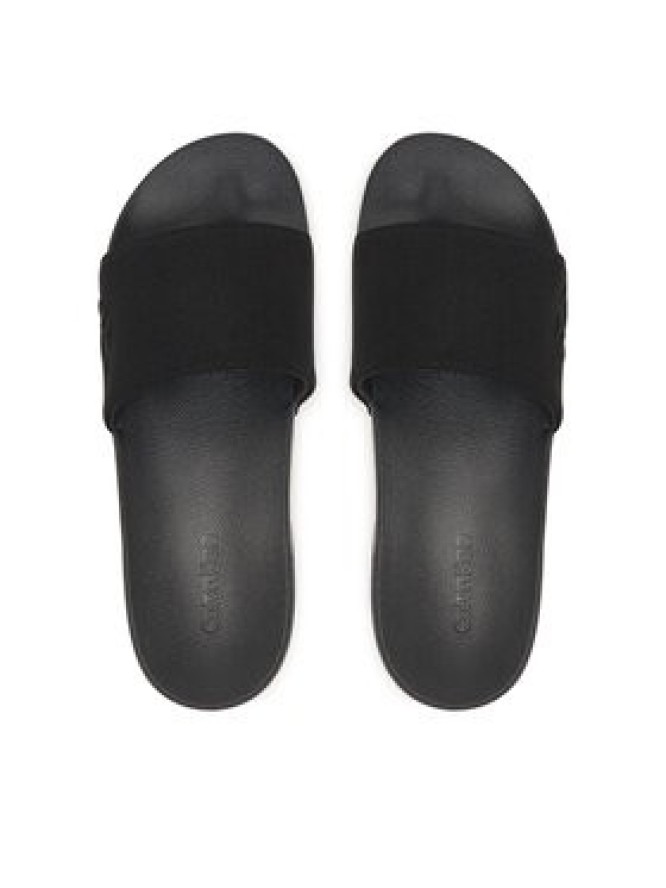 Calvin Klein Klapki Ess Slide Hf Side Logo Cv HM0HM02227 Czarny