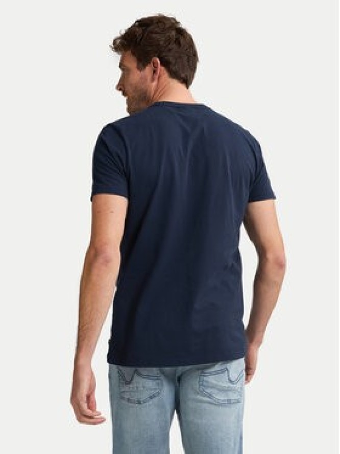 Petrol Industries T-Shirt M-1050-TSR602 Granatowy Regular Fit
