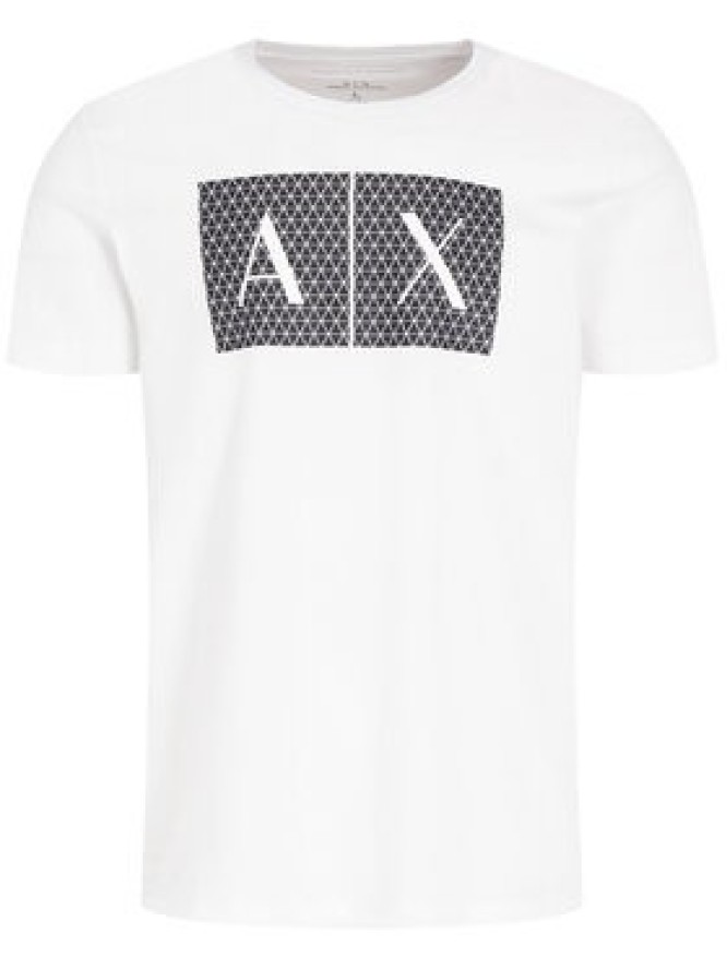 Armani Exchange T-Shirt 8NZTCK Z8H4Z 1100 Biały Slim Fit