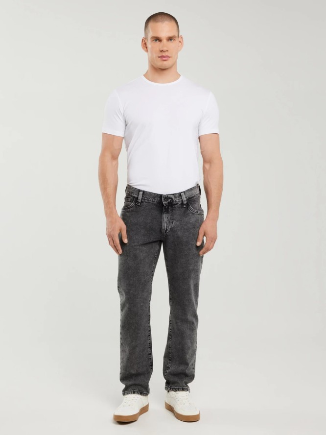 Jeansy męskie dopasowane szare Martin 994