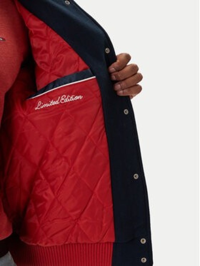 Tommy Jeans Kurtka bomber Varsity DM0DM22729 Granatowy Regular Fit