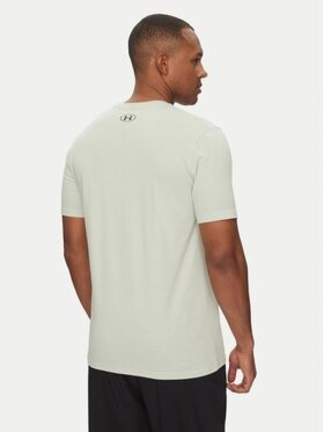 Under Armour T-Shirt Strip Logo 1390203 Écru Relaxed Fit