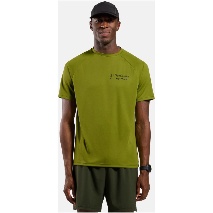 Koszulka z krótkim rękawem męska ODLO T-shirt crew neck s/s ESSENTIAL PRINT