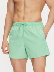 Lacoste Szorty kąpielowe MH6270 Zielony Regular Fit
