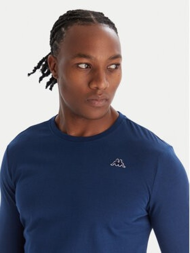 Robe di Kappa Longsleeve 631189W Niebieski Slim Fit