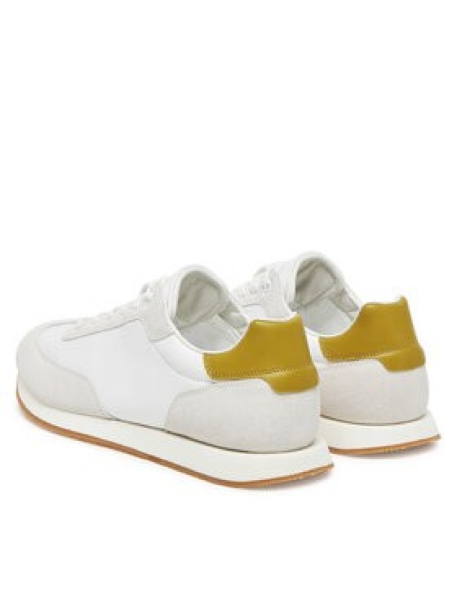 Calvin Klein Sneakersy Low Prof Runn Laceup Cv Mix HM0HM01723 Biały