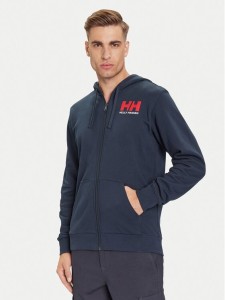 Helly Hansen Bluza HH Logo 54581 Granatowy Regular Fit