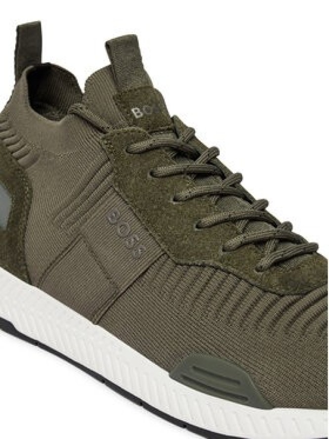 BOSS Sneakersy Titanium 50498245 Zielony