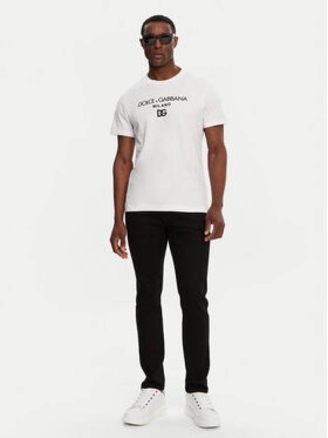 Dolce&Gabbana T-Shirt G8PD7Z G7B9X Biały Regular Fit