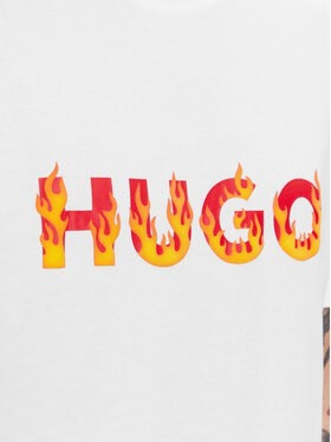 Hugo T-Shirt Danda 50504542 Biały Regular Fit