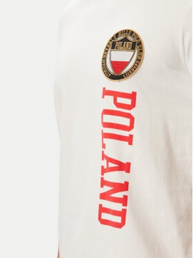Beverly Hills Polo Club T-Shirt F-SS26M-TS0005 POL Biały Regular Fit