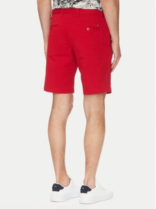 Tommy Hilfiger Szorty materiałowe Brooklyn MW0MW23563 Czerwony Regular Fit