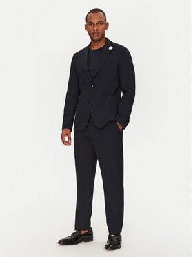 BOSS Spodnie materiałowe C-Perin 50540791 Granatowy Tapered Fit