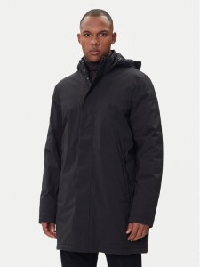 Geox Płaszcz zimowy Aurelio M5625K T3194 F9000 Czarny Regular Fit