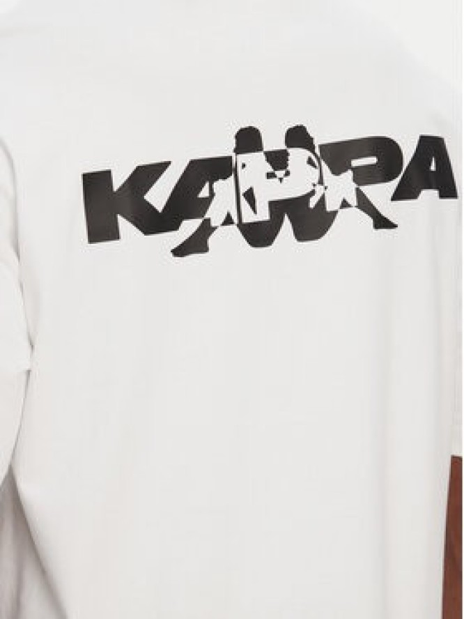 Kappa T-Shirt Nyle 351S5GW Biały Regular Fit