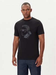 KARL LAGERFELD T-Shirt 755046 554225 Czarny Regular Fit