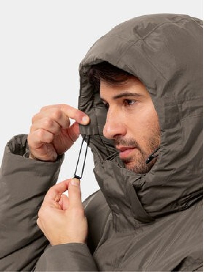 Jack Wolfskin Kurtka zimowa Textor Utility Jkt 1116101 Brązowy Regular Fit