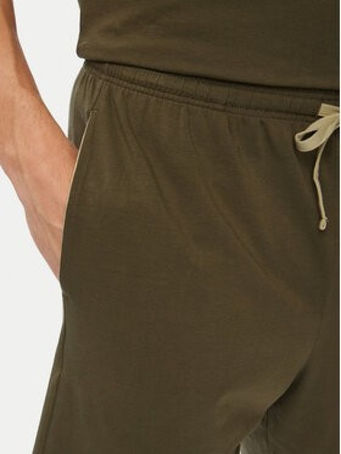 BOSS Szorty sportowe Mix&Match 50515314 Khaki Regular Fit