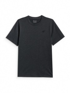 4F T-shirt regular gładki męski