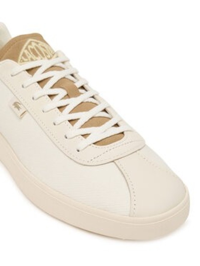 Lacoste Sneakersy Baseshot 126 51SMA0072 Kremowy