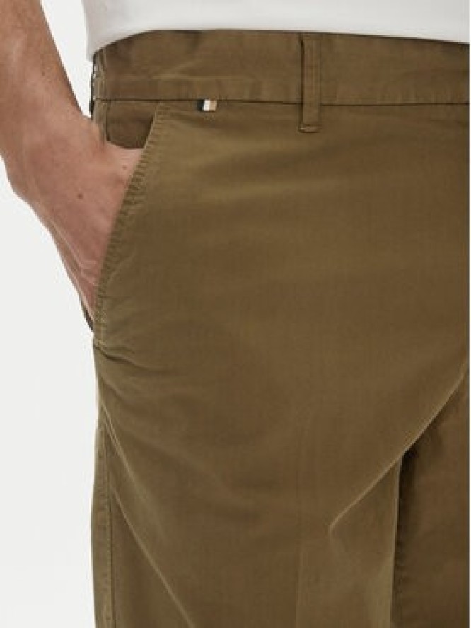 BOSS Szorty materiałowe H-Slice 50540743 Zielony Regular Fit