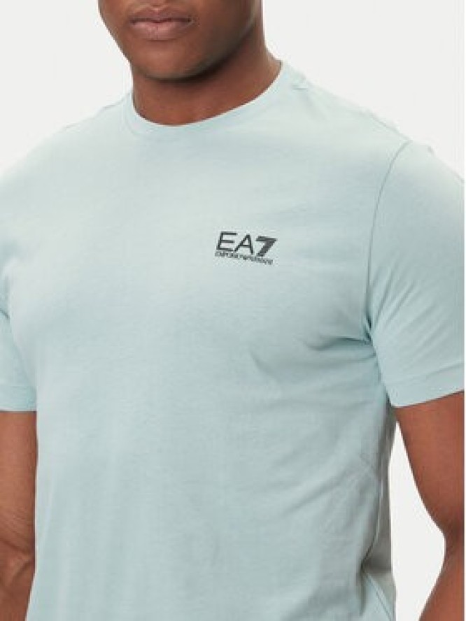 EA7 Emporio Armani T-Shirt 8NPT25 PJVPZ U9066 Niebieski Regular Fit