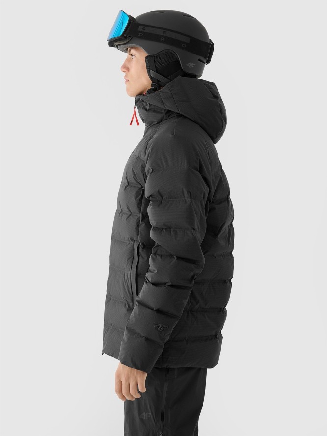 4F Kurtka zimowa puchowa 4FPRO z wypełnieniem naturalnym i membraną Pertex 20000/20000 męska - czarna 3XL