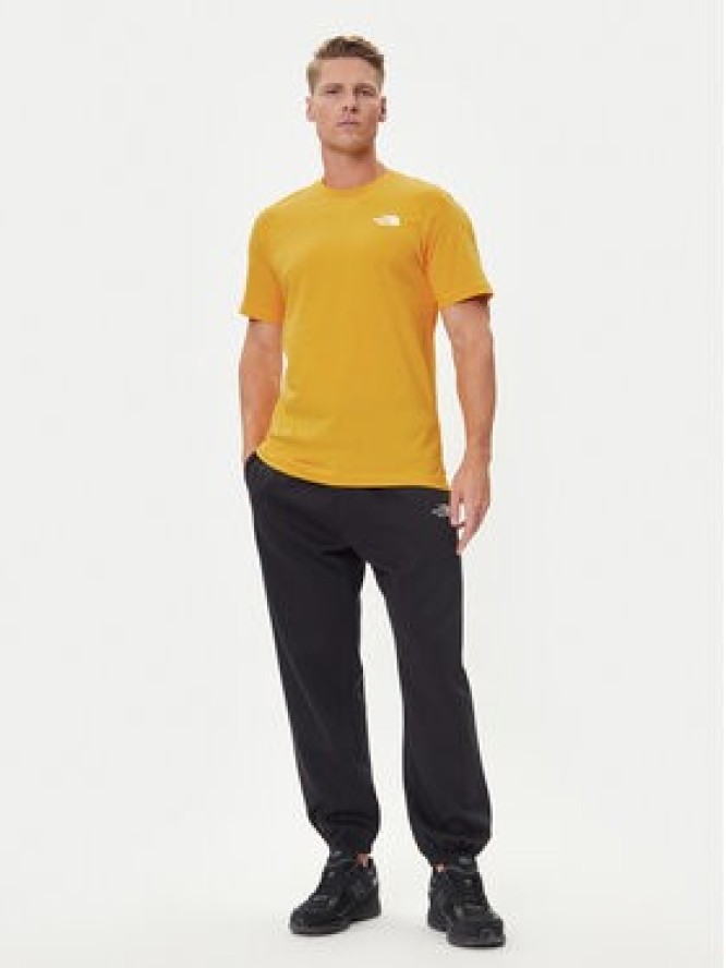 The North Face T-Shirt Redbox NF0A87NP Żółty Regular Fit