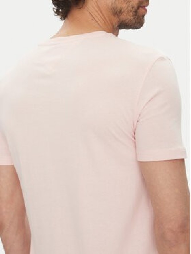Tommy Jeans T-Shirt DM0DM20363 Różowy Slim Fit