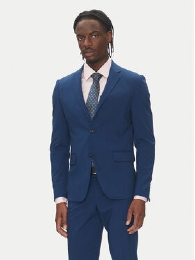 Lindbergh Garnitur 30-61040 Niebieski Slim Fit