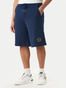 Versace Jeans Couture Szorty sportowe 80GADT03 CF01T Granatowy Regular Fit