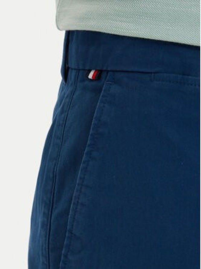 Tommy Hilfiger Szorty materiałowe Denton 9.5 MW0MW42351 Niebieski Slim Fit