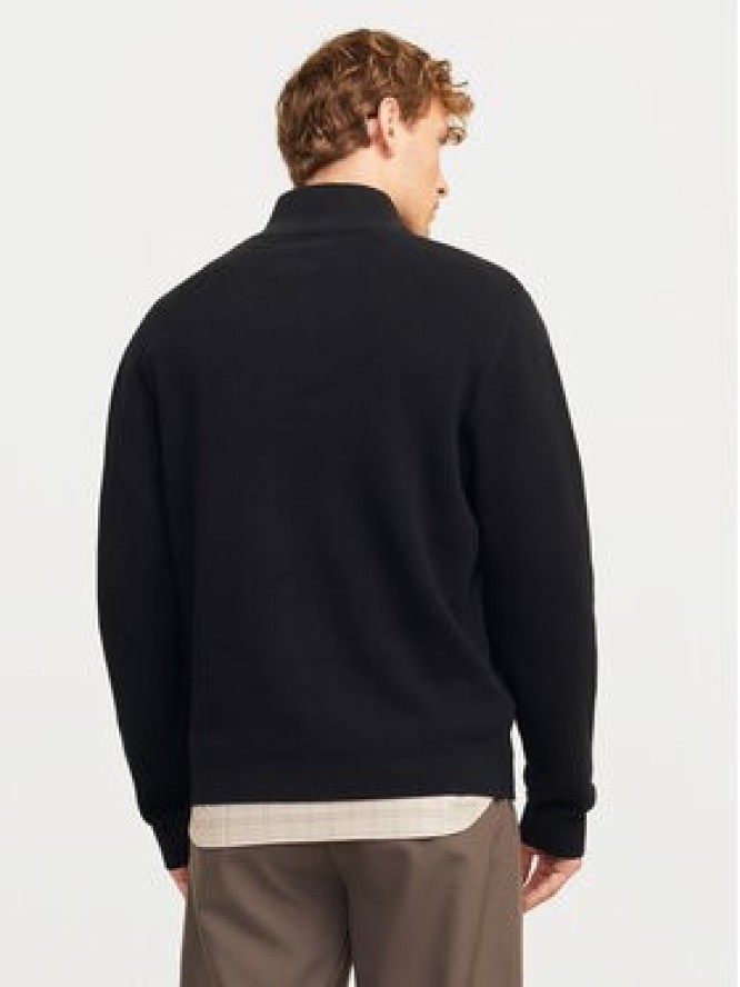 Jack & Jones Sweter Milano 12259664 Czarny Relaxed Fit