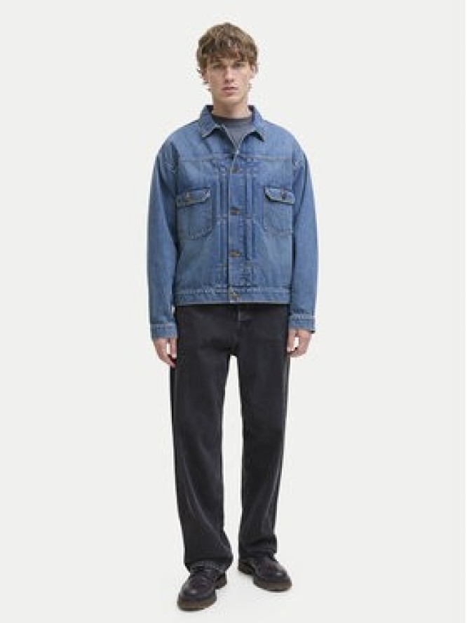 Jack & Jones Jeansy Alex 12252762 Czarny Baggy Fit