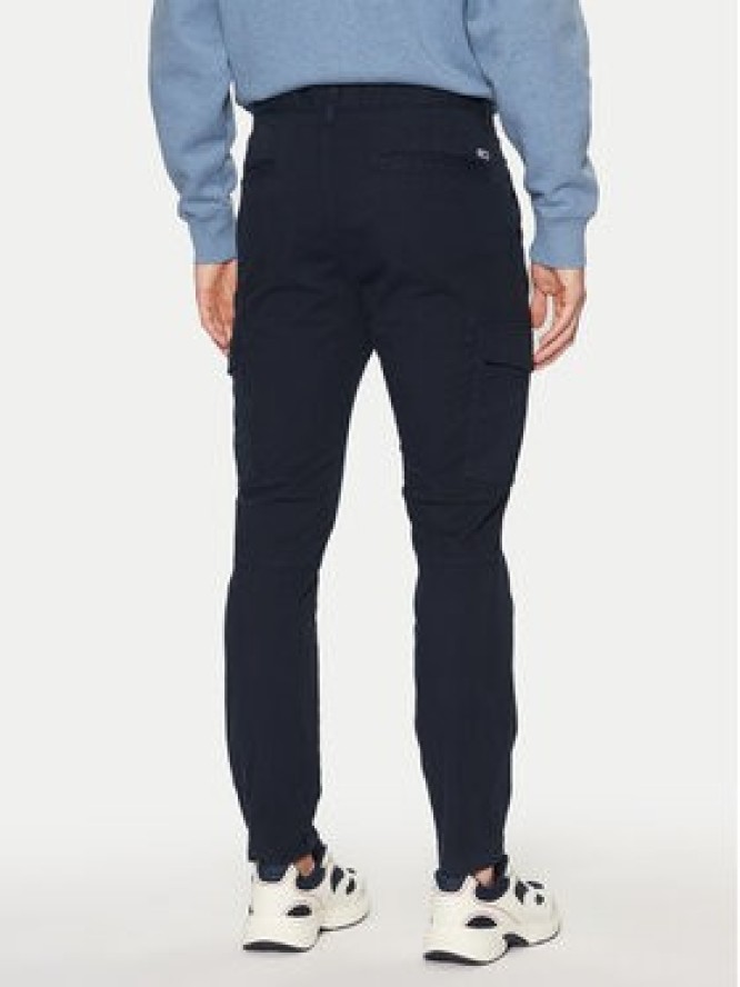 Tommy Jeans Spodnie materiałowe Austin DM0DM20281 Granatowy Regular Fit