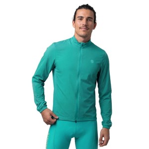 Męska ultralekka wiatroszczelna kurtka rowerowa Siroko J4 Windbreak Green