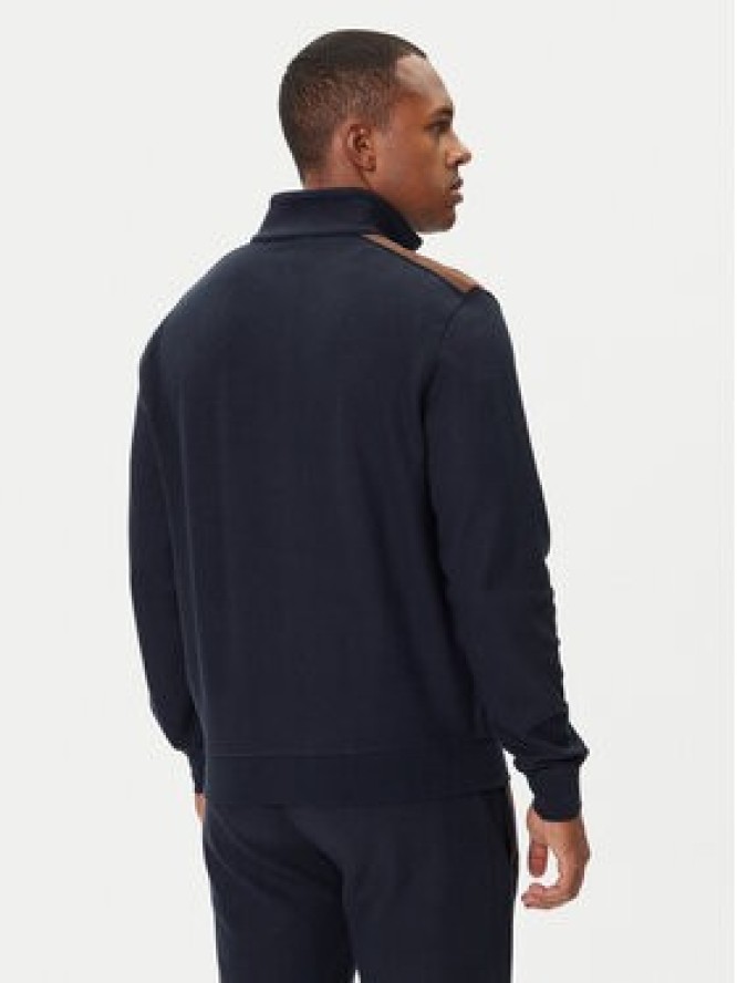 Bugatti Bluza 8500-85050D Granatowy Regular Fit