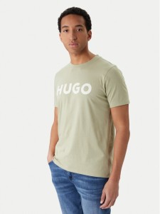 HUGO T-Shirt Dulivio 50467556 Zielony Regular Fit