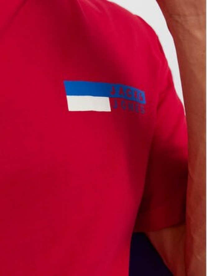 Jack & Jones T-Shirt Corp 12233999 Czerwony Standard Fit