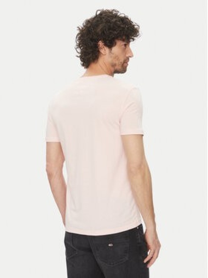 Tommy Jeans T-Shirt DM0DM20363 Różowy Slim Fit