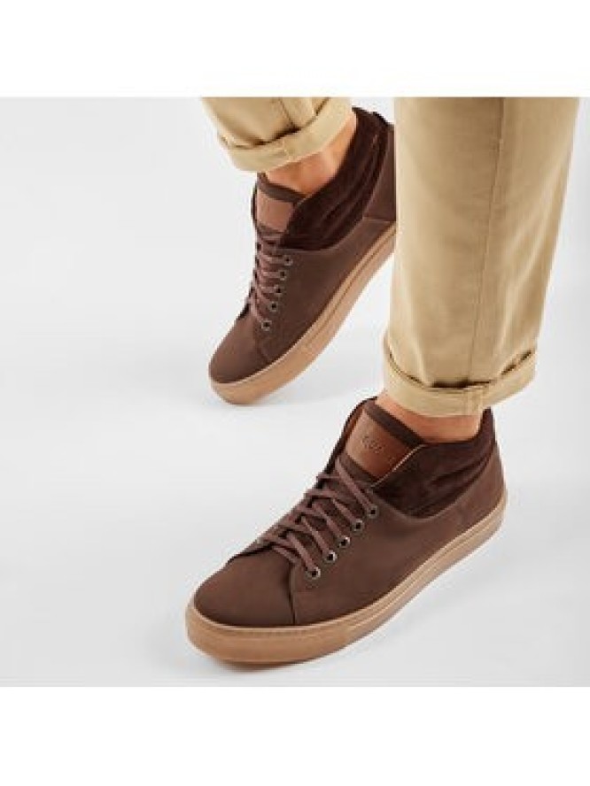 QUAZI Sneakersy QZ-52-05-000866 Brązowy
