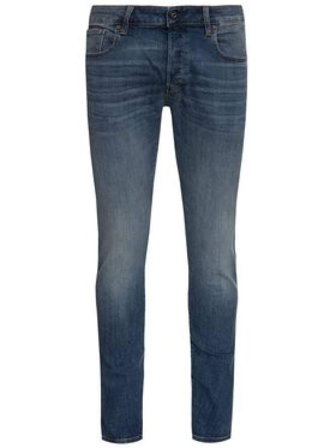 G-Star Raw Jeansy 3301 51001-8968-2965 Granatowy Slim Fit