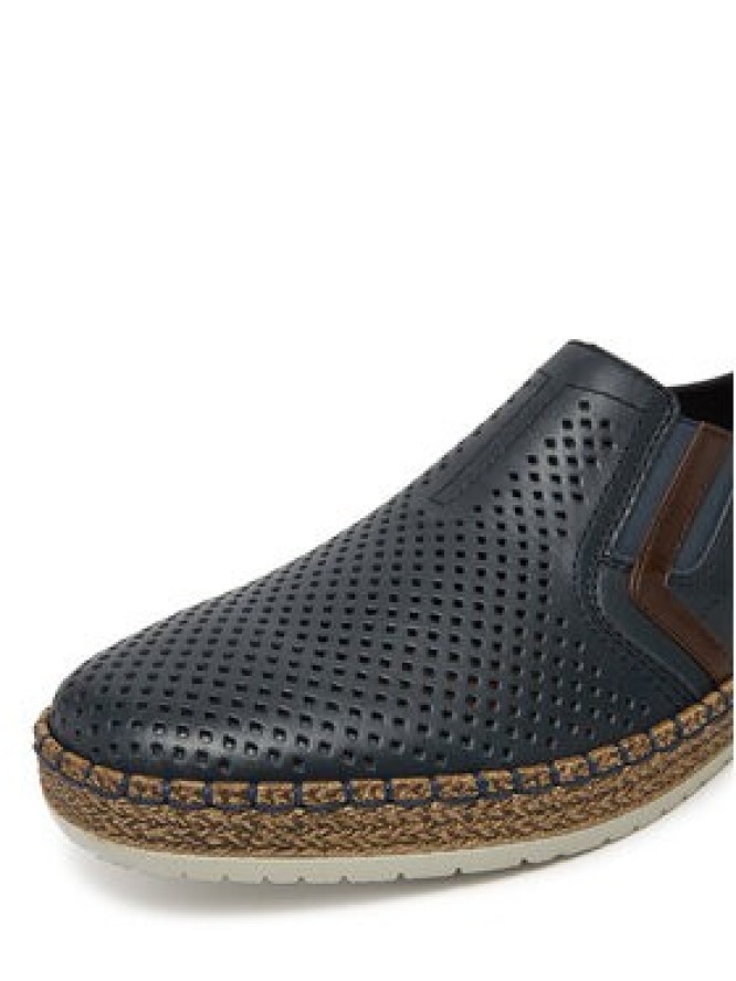 Rieker Półbuty B5297-14 Granatowy