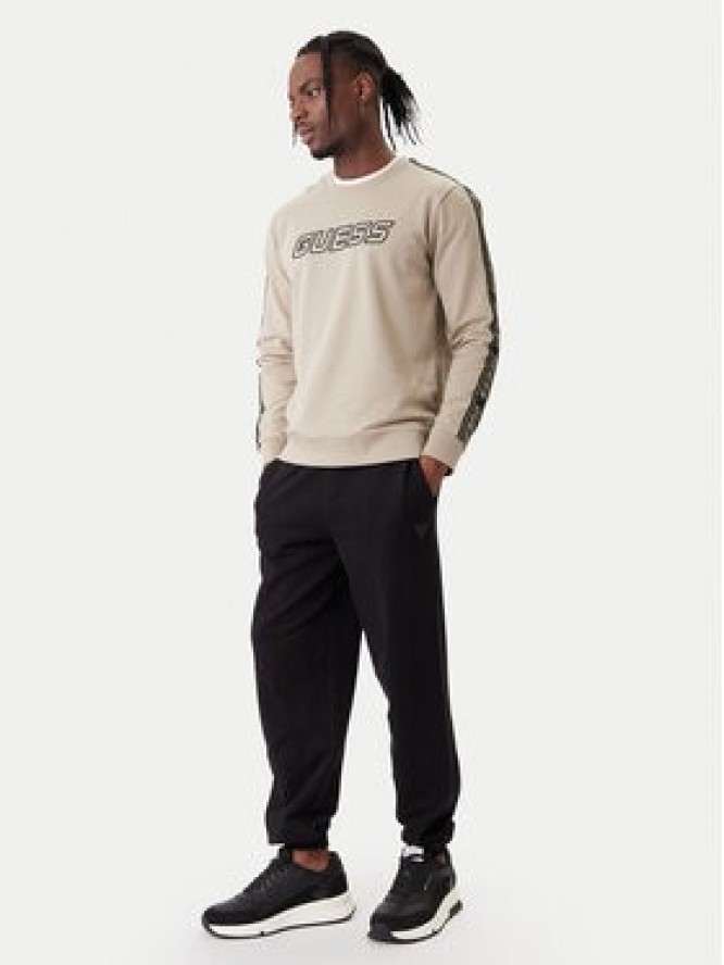 Guess Bluza Z4GQ24 K6ZS1 Beżowy Regular Fit