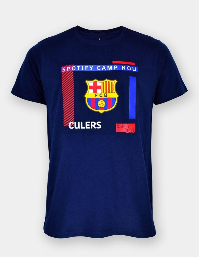 FC Barcelona t-shirt męski granatowy