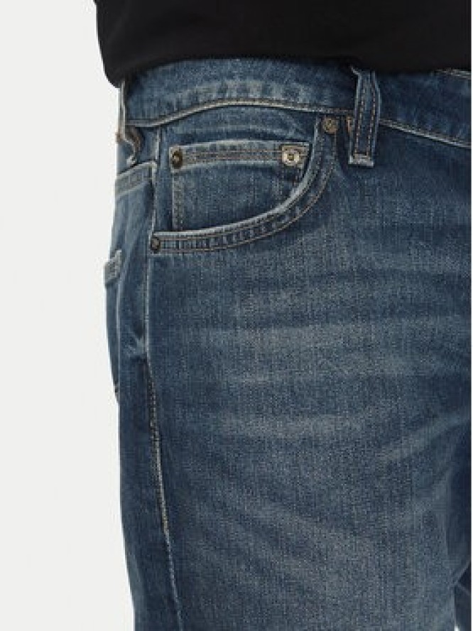 Guess Jeansy M5GAS2 D4Z80 Niebieski Slim Tapered Fit