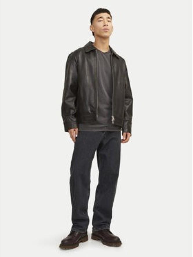 Jack & Jones Jeansy Eddie 12252764 Czarny Loose Fit