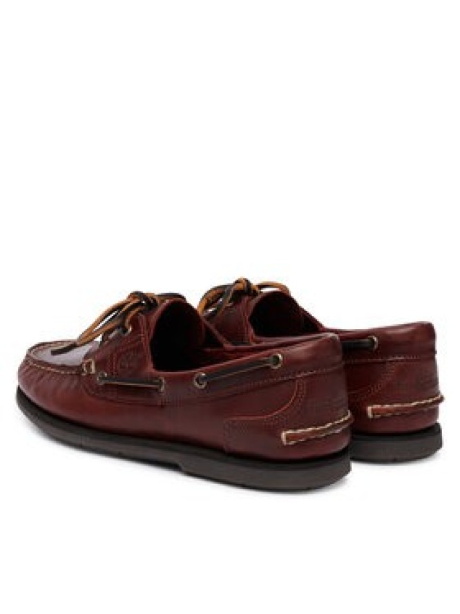 Timberland Mokasyny Classic Boat 2 Eye TB0250452141 Bordowy