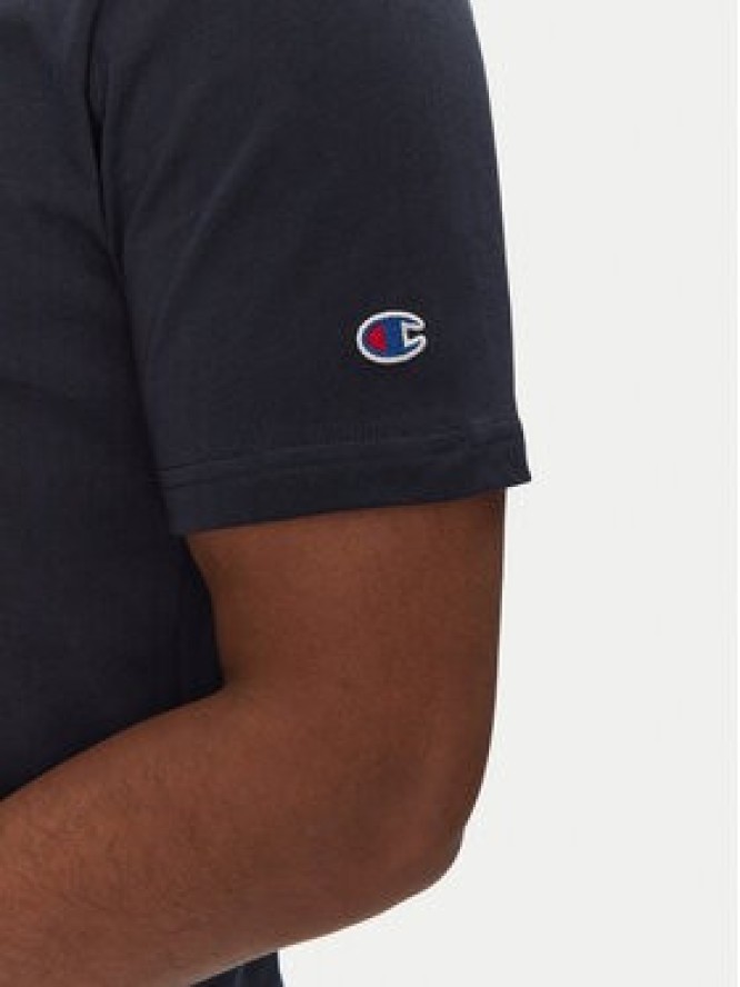 Champion T-Shirt 221174 Granatowy Regular Fit