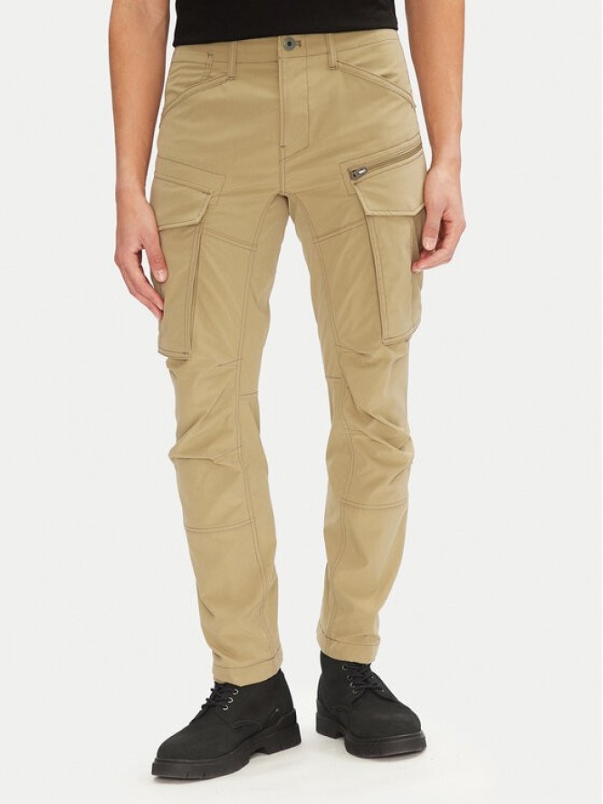 G-Star Raw Spodnie materiałowe Rovic D02190-D909 6057 Khaki Regular Fit